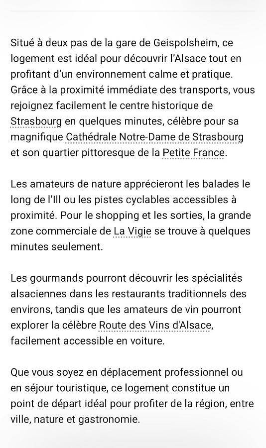Gîte pour 6 personnes, animaux acceptés à Geispolsheim - 2