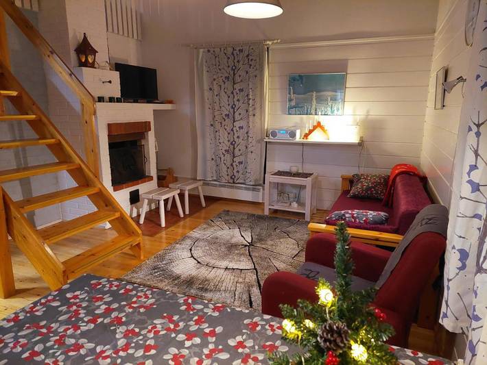 Gîte pour 6 personnes, avec terrasse et sauna dans Akaslompolo - 4