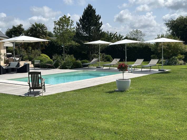 Chambre d’hôte pour 2 personnes, avec jardin et piscine à Saint-Pierre-Azif