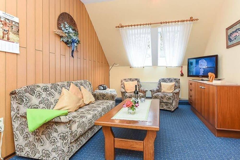 Ganze Wohnung, Ferienwohnung Deichblick - Ferienhof Bremer in Groß Holum in Groß Holum, Neuharlingersiel