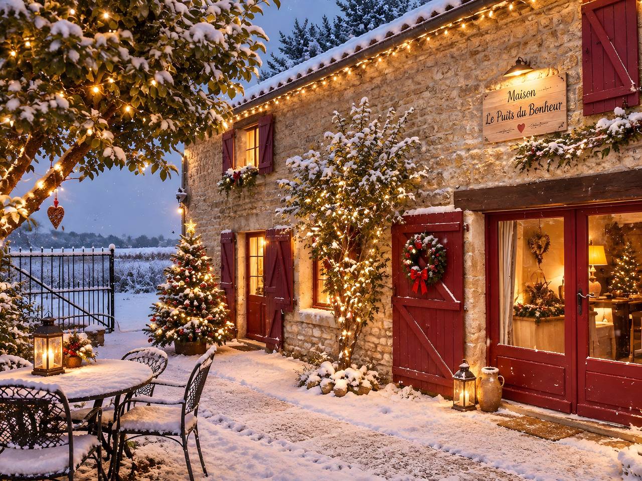Casa vacanze 'Maison Le Puits Du Bonheur' con giardino privato, stufe a legna, Wi-Fi e A/C.
