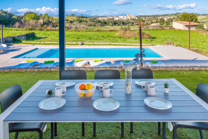 Finca für 8 Personen, mit Terrasse und Pool sowie Garten in Lloret de Vistalegre - 3