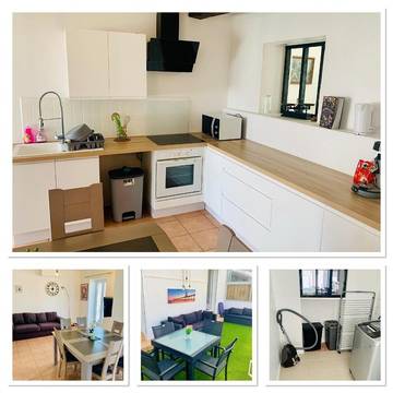 Gîte pour 10 personnes, avec terrasse, adapté aux familles à Aubiac (Lot-et-Garonne)