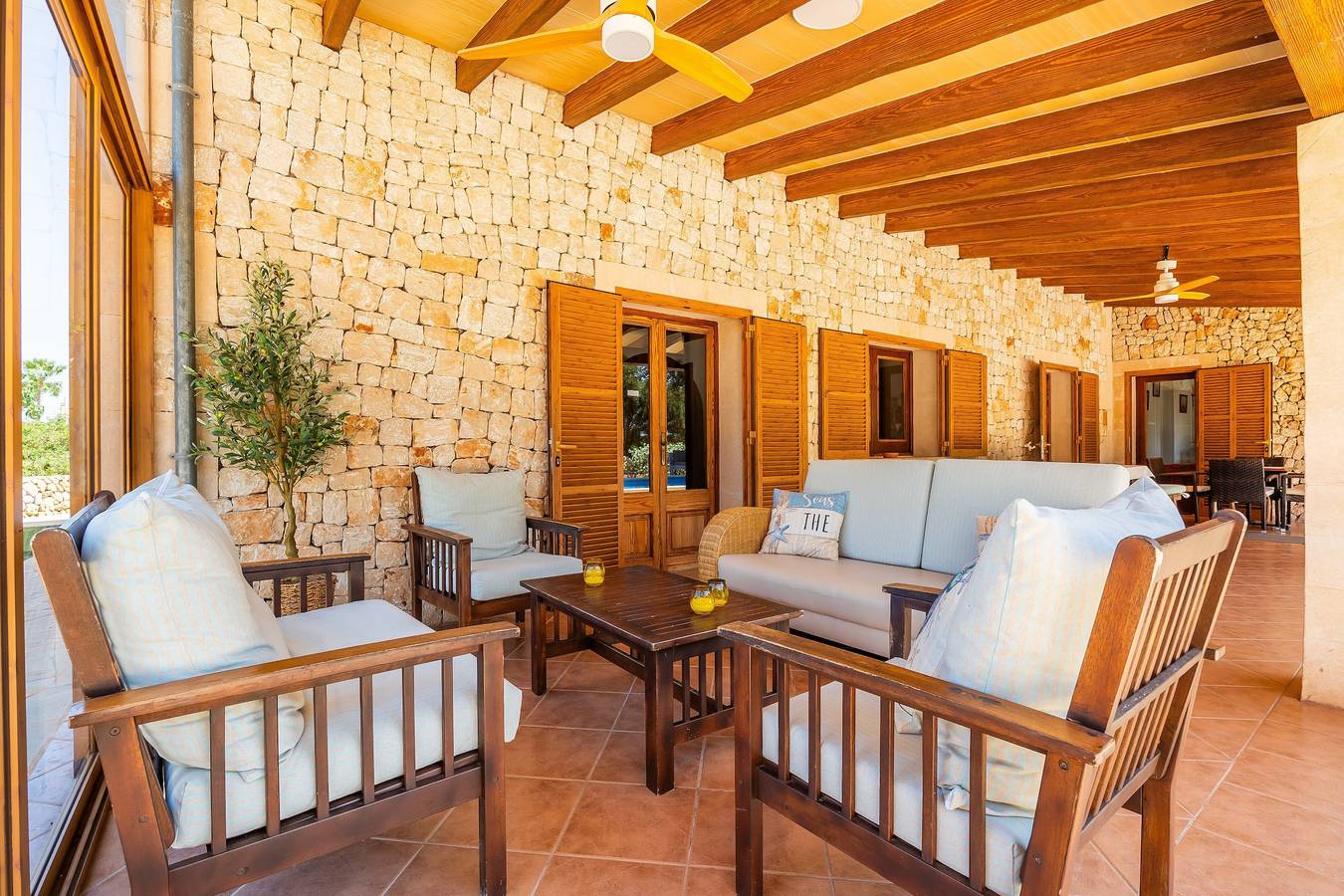 Maison de campagne "Churi" avec piscine privée, Wi-Fi et climatisation in Portopetro, Santanyí