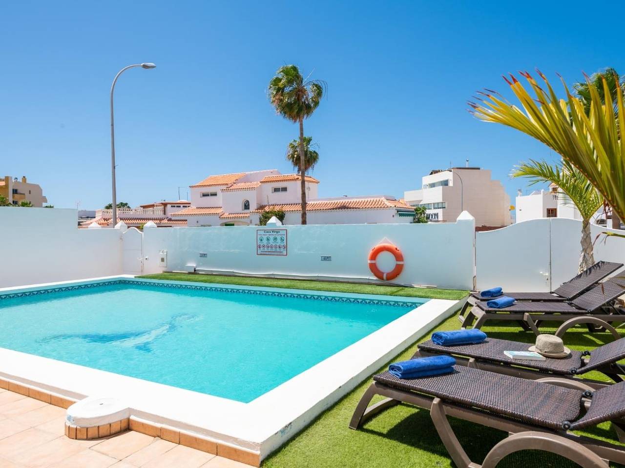 Stylish spacious 3 bedroom holiday home with pool in La Caleta, Costa Adeje in La Caleta, Adeje