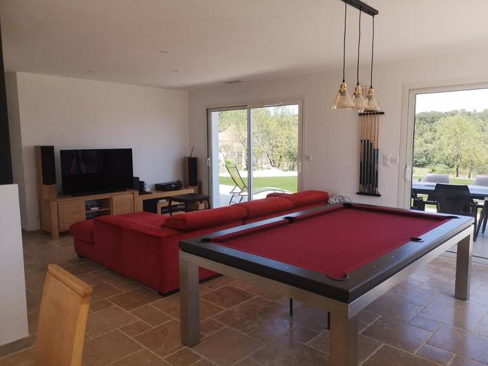 Location de vacances pour 4 personnes, avec jardin ainsi que piscine et vue à Les Mages - 4