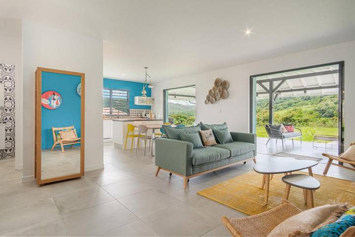 Villa pour 6 personnes, avec jardin ainsi que piscine et vue en Martinique - 2