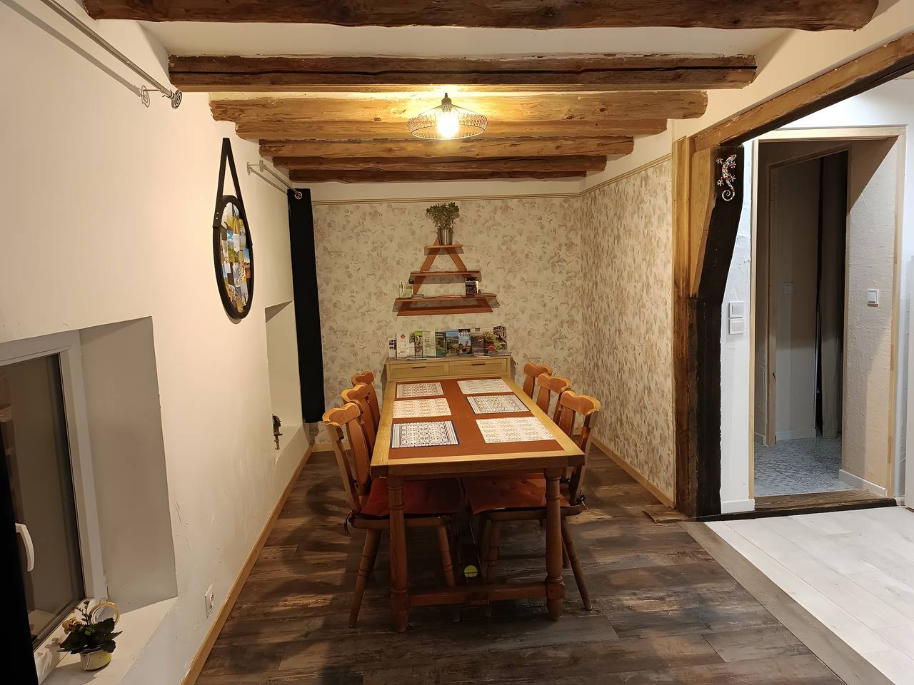 Gîte « Chez Jf et Isa »: Vista a la montaña, terraza privada y Wi-Fi in Bussang, Parque natural regional de los Ballons des Vosges