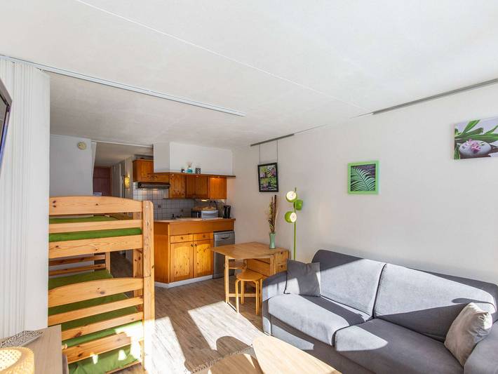 Gîte pour 4 personnes, avec balcon dans La Mongie - 2