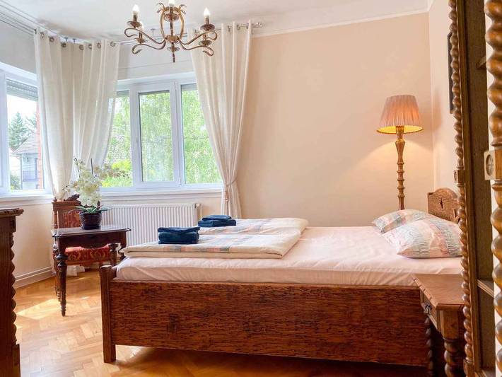 Apartament wakacyjny dla 2 osób, z balkon i ogród, zwierzęta dozwolone w Hévíz
