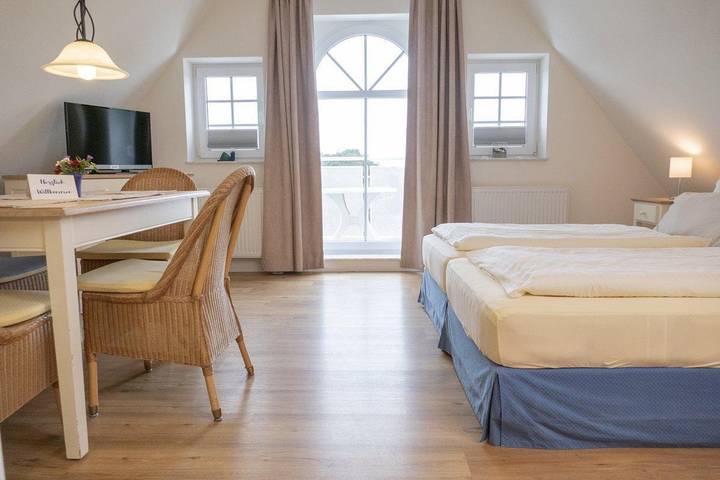 Ferienwohnung für 2 Personen, mit Balkon auf Baltrum