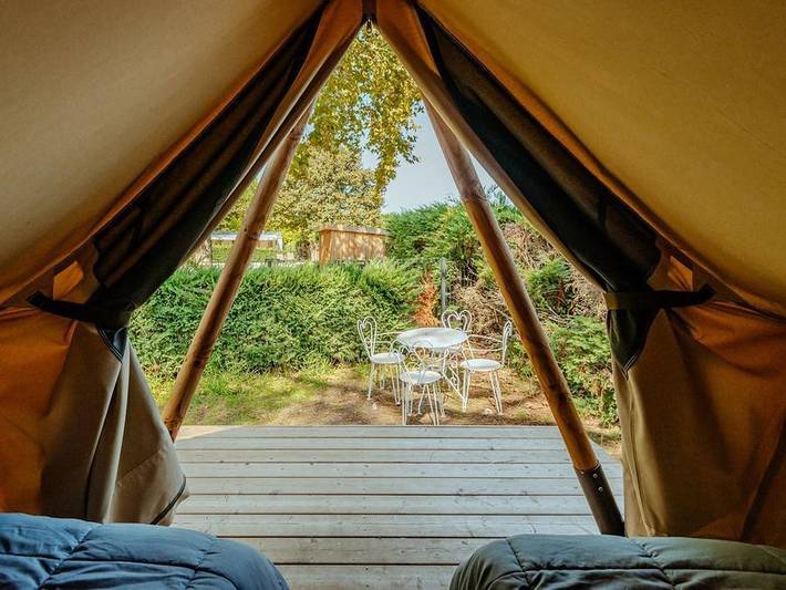 Camping Ushuaïa Villages La Maïade - Hébergement 2 personnes - Nouveauté 2025 ! Ecolodge cyclo - rando in Mimizan, Côte d’Argent