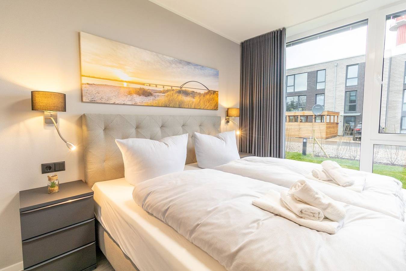 Ganze Wohnung, Beltblick 20 – Urlaub am Meer. Sauna. Terrasse. Komfort. in Marienleuchte, Fehmarn