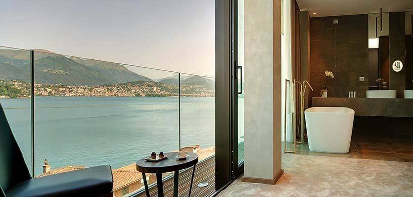 Hôtel pour 2 personnes, avec vue sur le lac et terrasse ainsi que sauna et vue, animaux acceptés à Campione d'Italia - 4