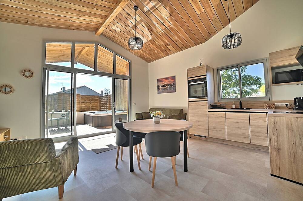 L'Etel - House with outdoor spaeur 5 places and electric bikes in Mortagne-sur-Gironde, Saintes region