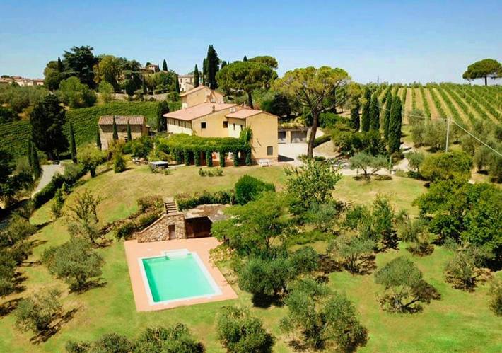 B&b per 2 persone, con Terrazza e Giardino nonché Piscina e Panorama a San Casciano in Val di Pesa