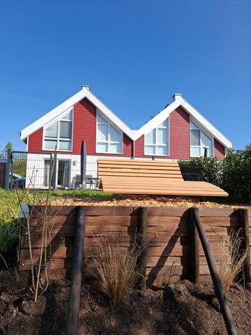 Ferienhaus für 6 Personen, mit Ausblick und Sauna sowie Seeblick und Garten, mit Haustier in Landkreis Grafschaft Bentheim