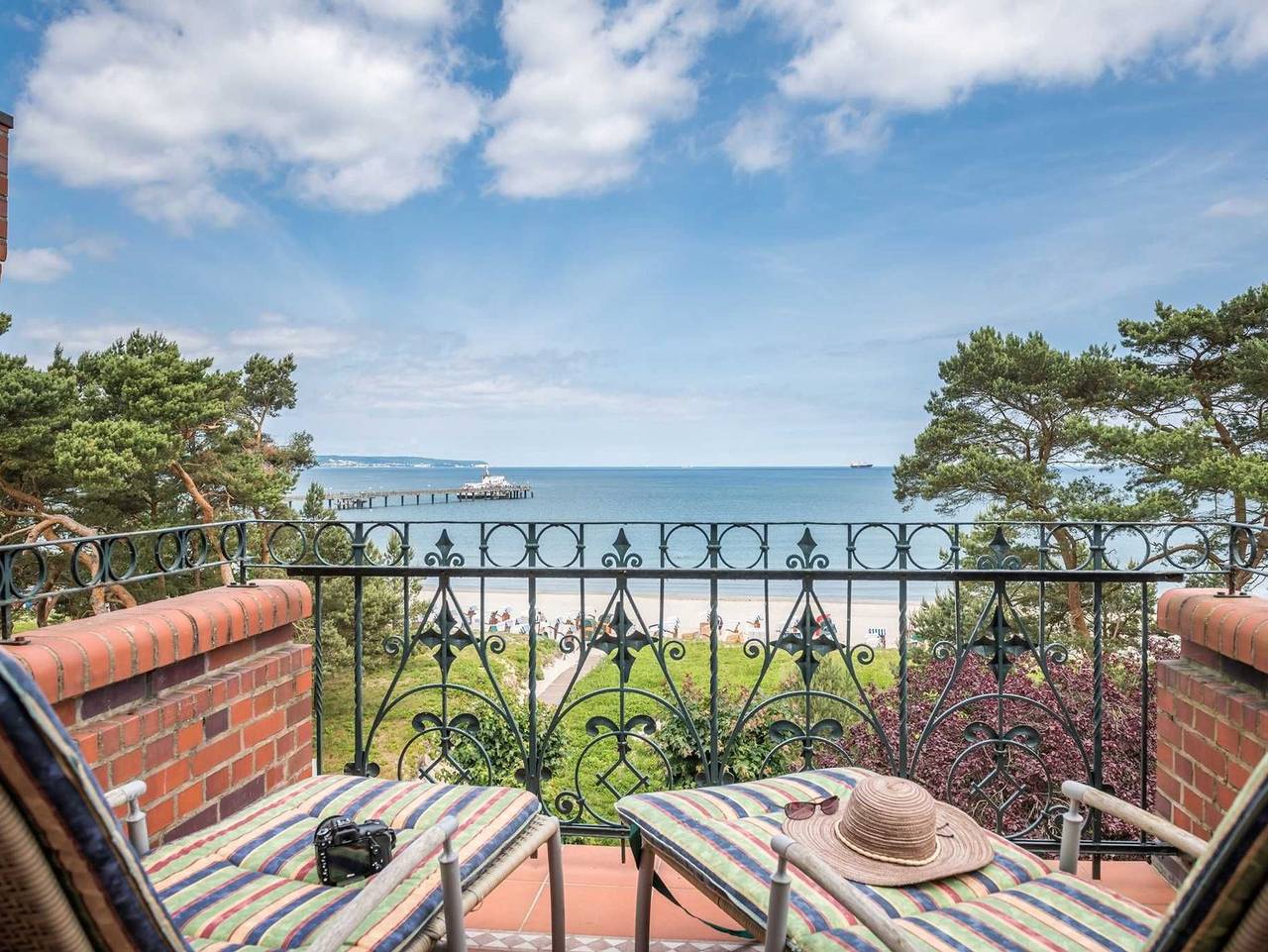 Ganze Ferienwohnung, Fewo Villa Glückspilz mit Meerblick in Binz(Id 01631) - Villa Glückspilz in Ostseebad Binz, Binz