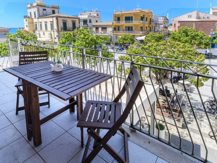 Gîte pour 4 personnes, avec balcon à Marina di Ragusa