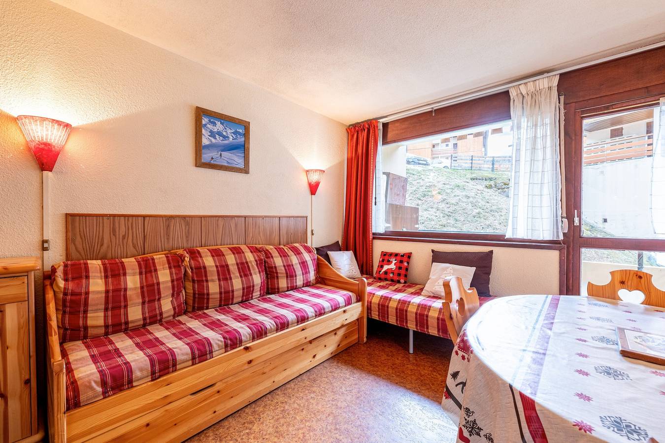 Appartement entier, Appartement 'Au Pied Des Pistes' avec balcon in Saint-Martin-de-Belleville, Massif de la Vanoise