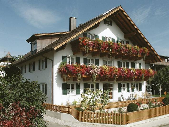 Ferienhaus für 6 Personen, mit Balkon und Garten in der Zugspitzregion