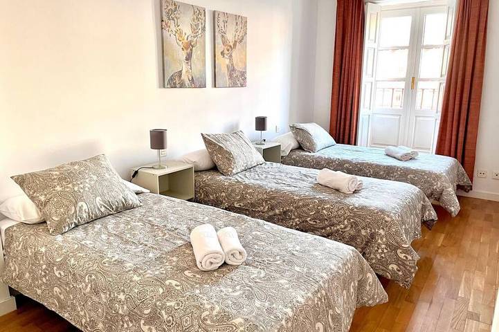 Ganze Wohnung, Espacios Blanco Plaza Mayor Lux: two rooms, 5 beds, balconies with views of the Plaza Mayor itself! in Valladolid, Valladolid Provinz