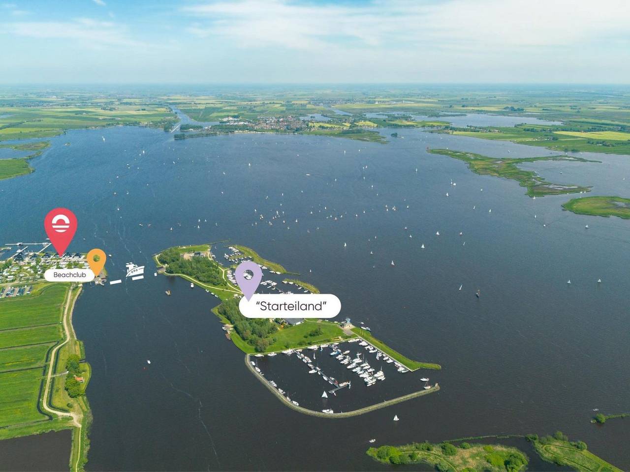 Houseboat Sneekwater in Friesland