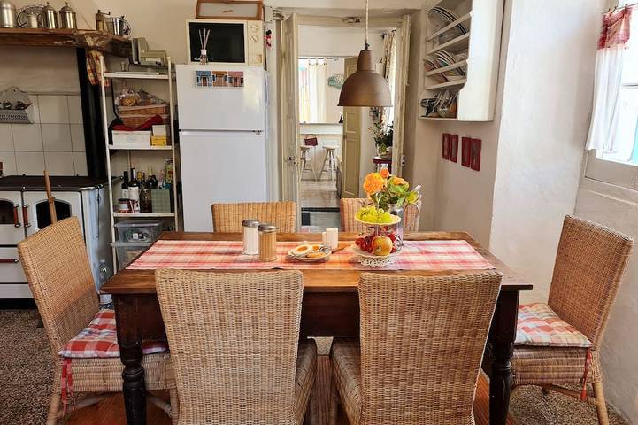 Ferienhaus für 7 Personen, mit Garten