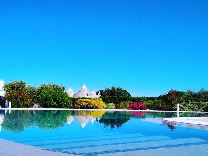Chambre d’hôte pour 4 personnes, avec Terrasse et Jardin ainsi que Piscine et Vue à Locorotondo