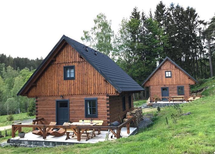 Chalet für 6 Personen, mit Garten und Sauna sowie Ausblick, mit Haustier im Erzgebirge (Tschechien) - 2