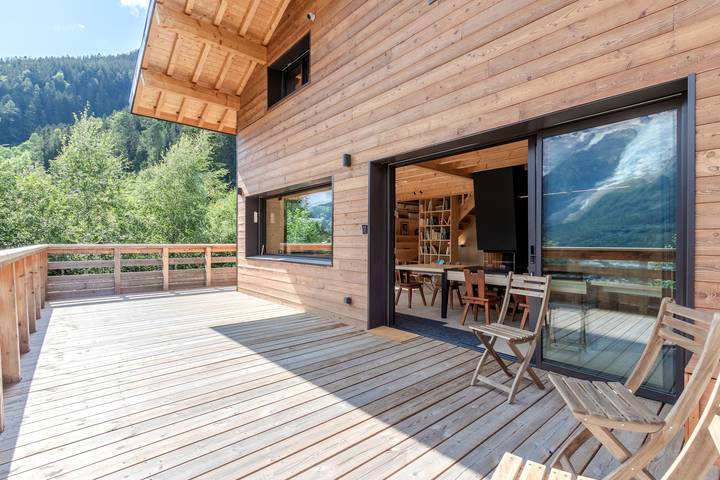 Chalet soljanel, Adossé à la forêt, Face au Mont-B in Chamonix-Mont-Blanc, Région de Bonneville