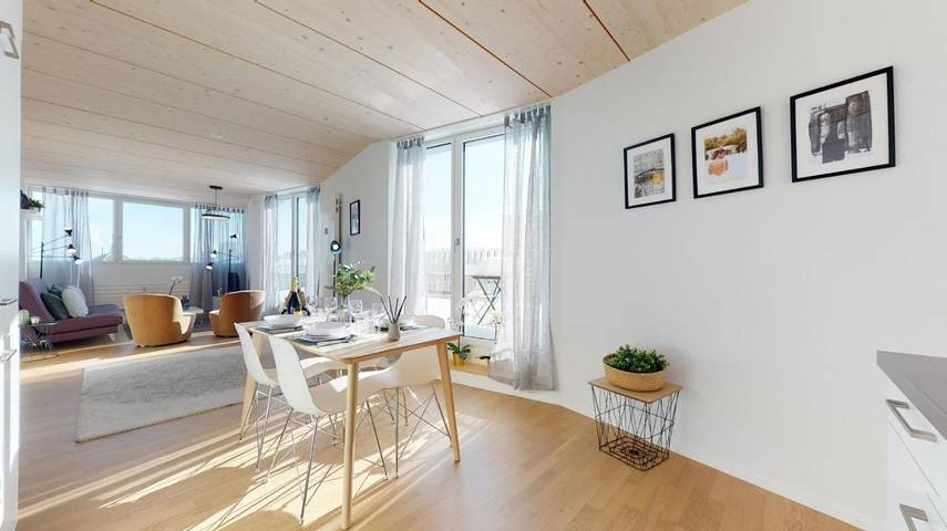 Gîte pour 2 personnes, avec Terrasse et Vue à La Chaux-de-Fonds - 3