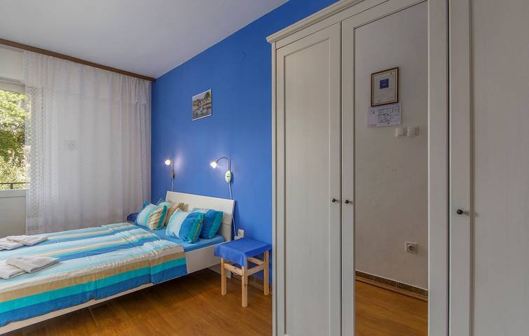 Ganze Wohnung, Studio-Apartment Sauko Plavi mit Balkon in Poreč, Grad Poreč