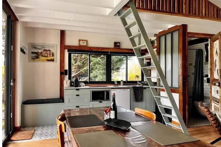 Gîte pour 3 personnes, avec jardin et terrasse à Capelle-les-Grands