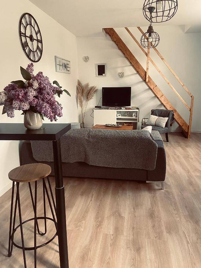 Gîte pour 4 personnes, avec jardin à Soindres