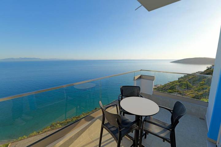 Appartement de vacances pour 4 personnes, avec terrasse et vue