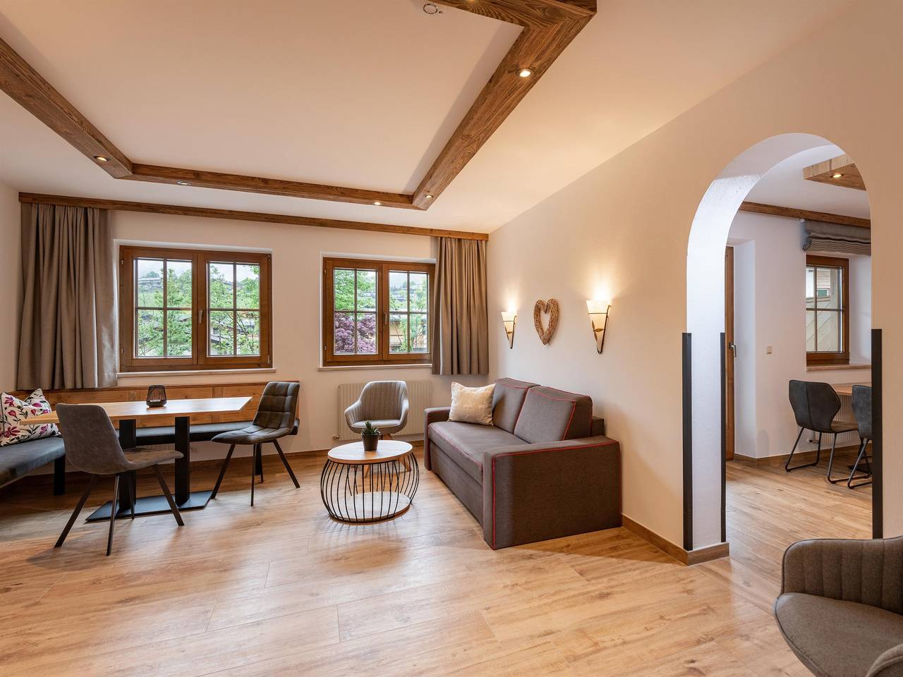 Ganze Ferienwohnung, App. 6 "Herzblut" 80 m² 2-6 Pers., 2 Sz, 2 Bäder in Going am Wilden Kaiser, Kaisergebirge