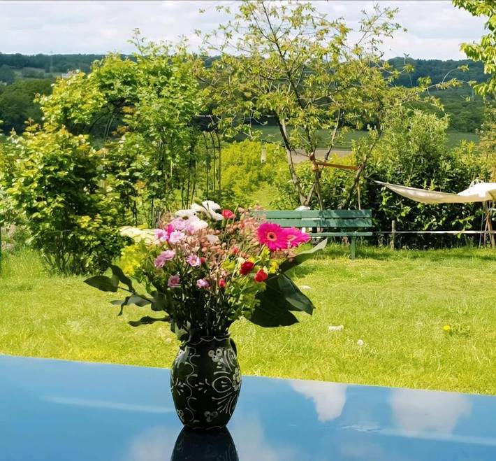 Ferienwohnung für 2 Personen, mit Terrasse und Ausblick