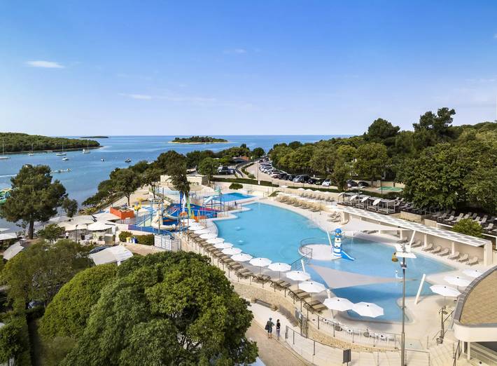 Camping für 2 Personen, mit Terrasse und Pool in Rovinj