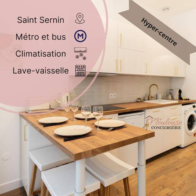 Gîte pour 4 personnes, avec vue dans Basilique Saint-Sernin (Toulouse)