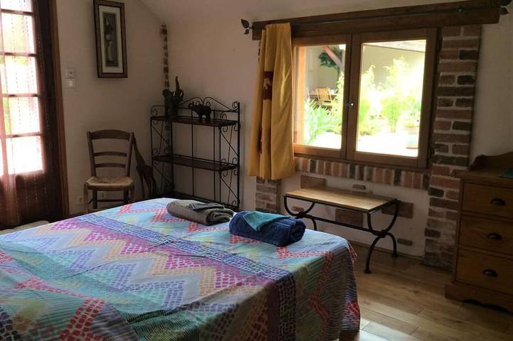 Typisches Haus Solognote, Gîte 'alten Galoschen', in der Nähe von Chambord in Dhuizon, Sologne