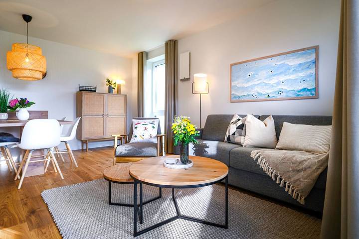 Ferienwohnung für 6 Personen, mit Balkon und Sauna