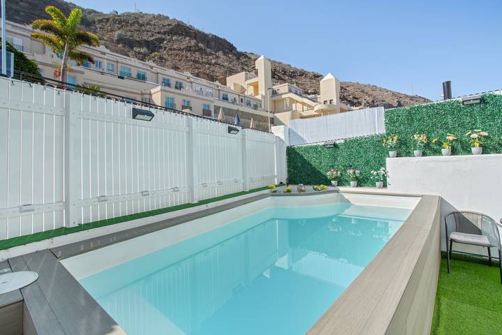 Villa voor 15 personen, met tuin in Puerto Rico (Gran Canaria)