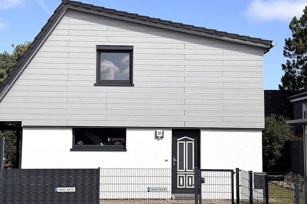 Am Ringwall Ferienhaus Achwattschön, Wlan, Garten mit ueberdachter Terrasse in Duhnen, Cuxhaven