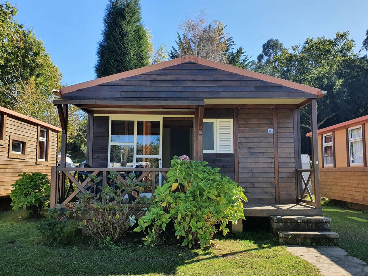 24m² Bungalow mit Terrasse - 2 Schlafzimmer für 4 Personen in Ruiloba, Kantabrische Küste
