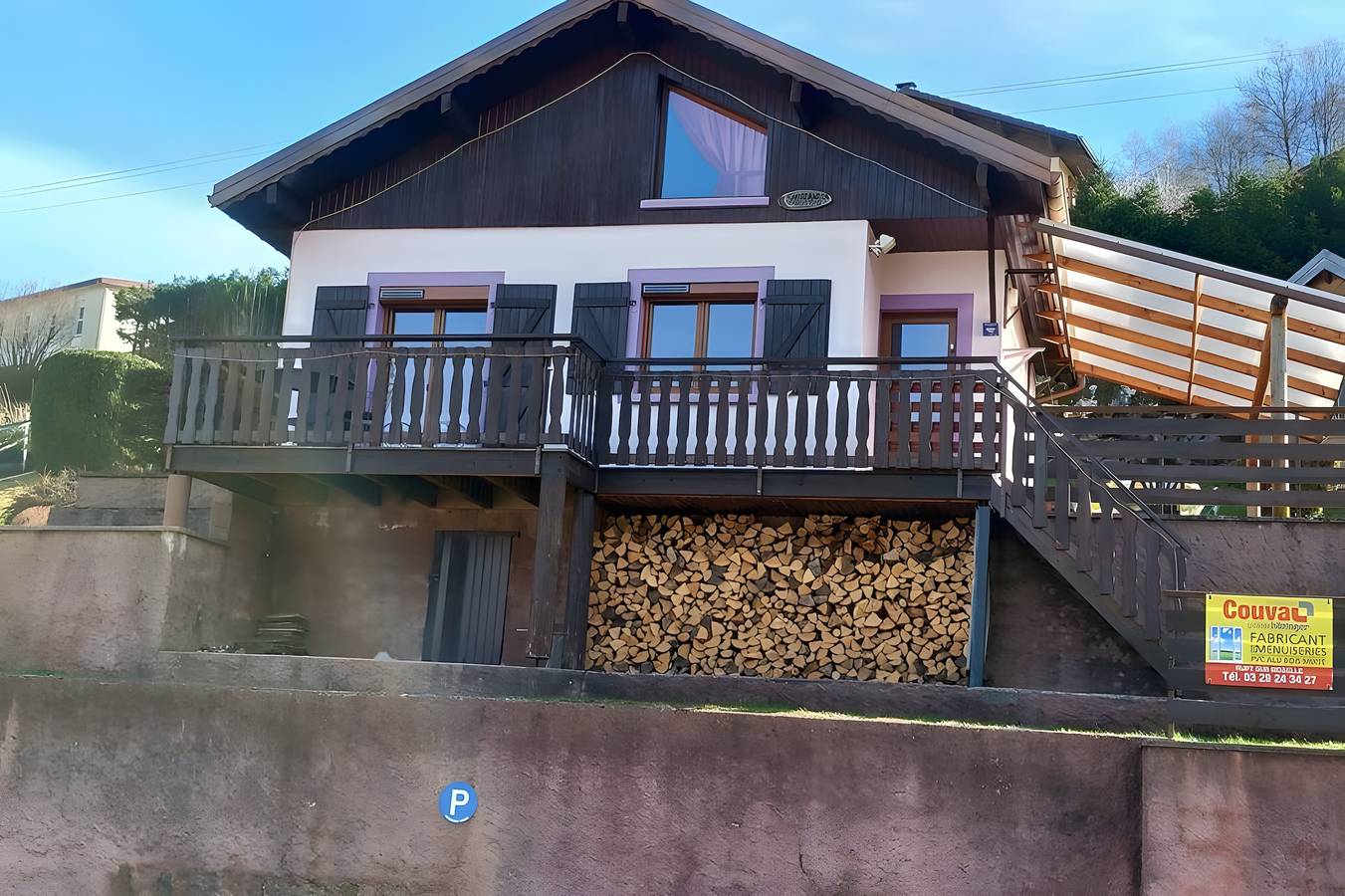 Chalet 'De Montagne' mit Bergblick, privater Terrasse und Wlan in Ventron, Regionaler Naturpark Belchen der Vogesen
