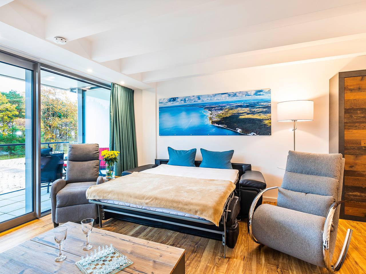 Ganze Ferienwohnung, Fewo Loft Sturmmöwe in Prora - 4.12 in Prora, Binz