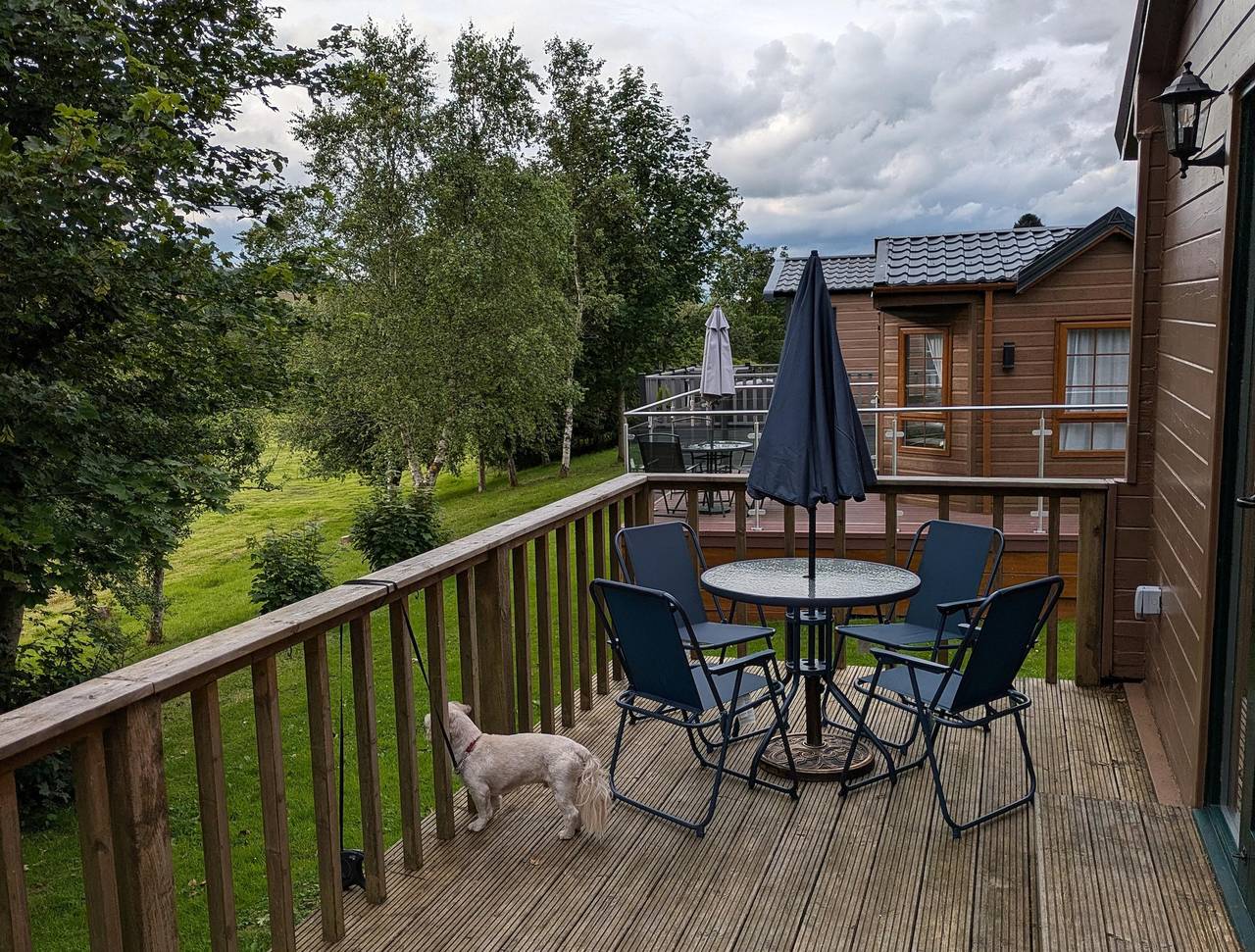 Lodge für 5 Personen mit Balkon in Scottish Borders