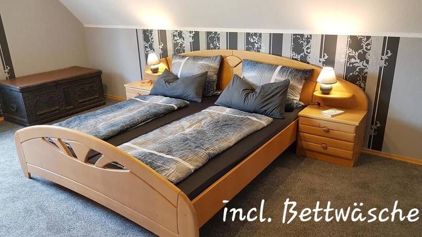 Ferienwohnung für 4 Personen, mit Terrasse und Garten sowie Ausblick