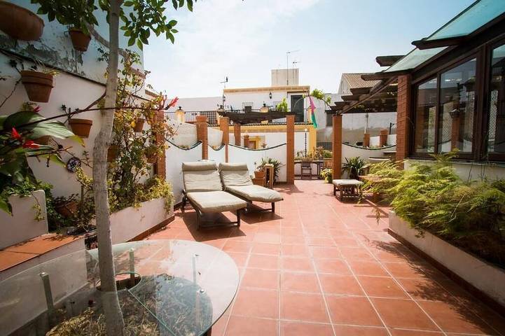 Casa de vacaciones para 8 personas, con terraza en Málaga